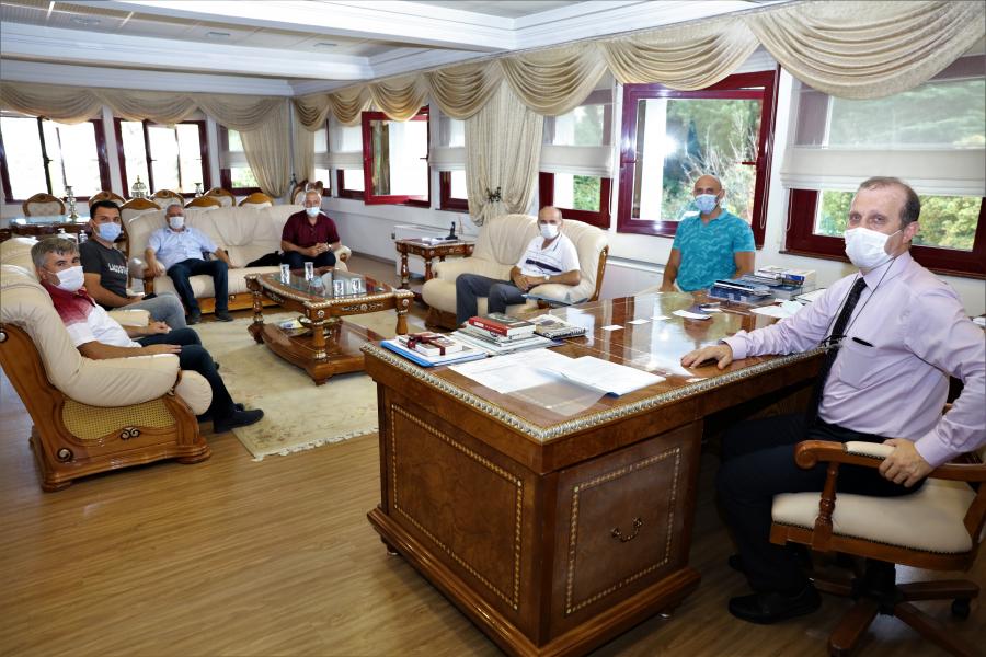 Trabzon Türk Ocağı Derneği Başkanı Prof. Dr. Ahmet SARI ve Beraberindeki Heyet