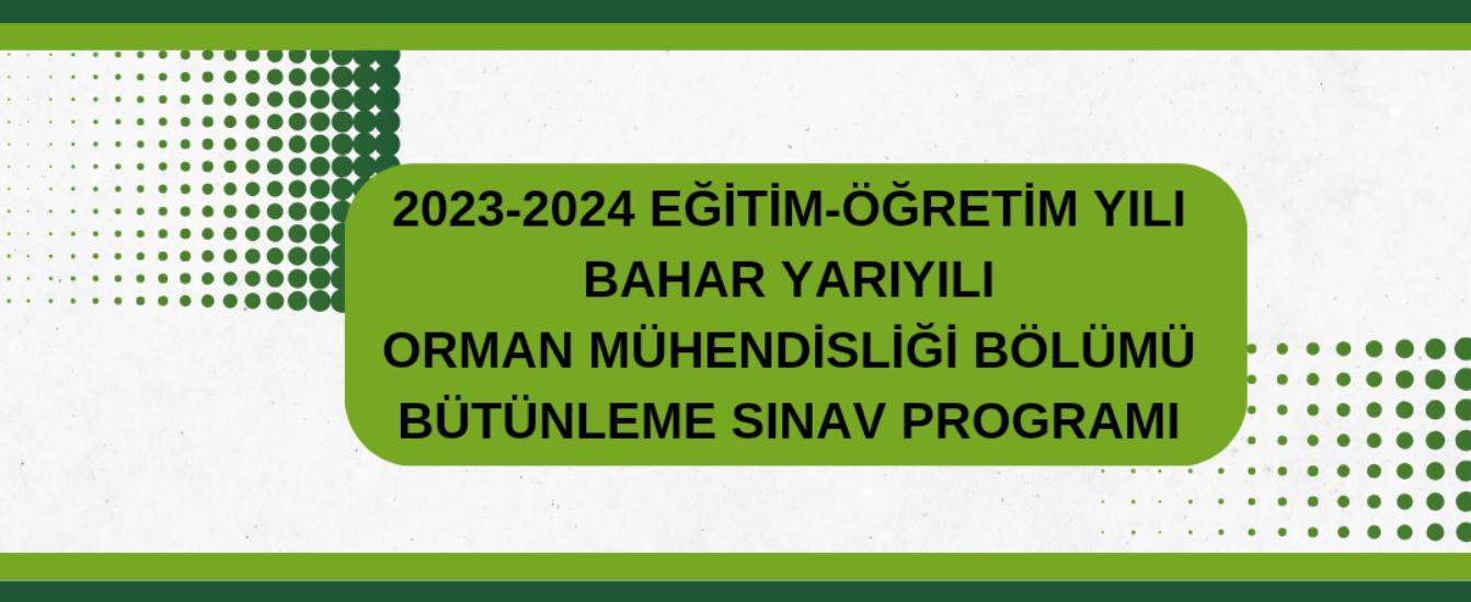 23-24 Bahar Bütünleme