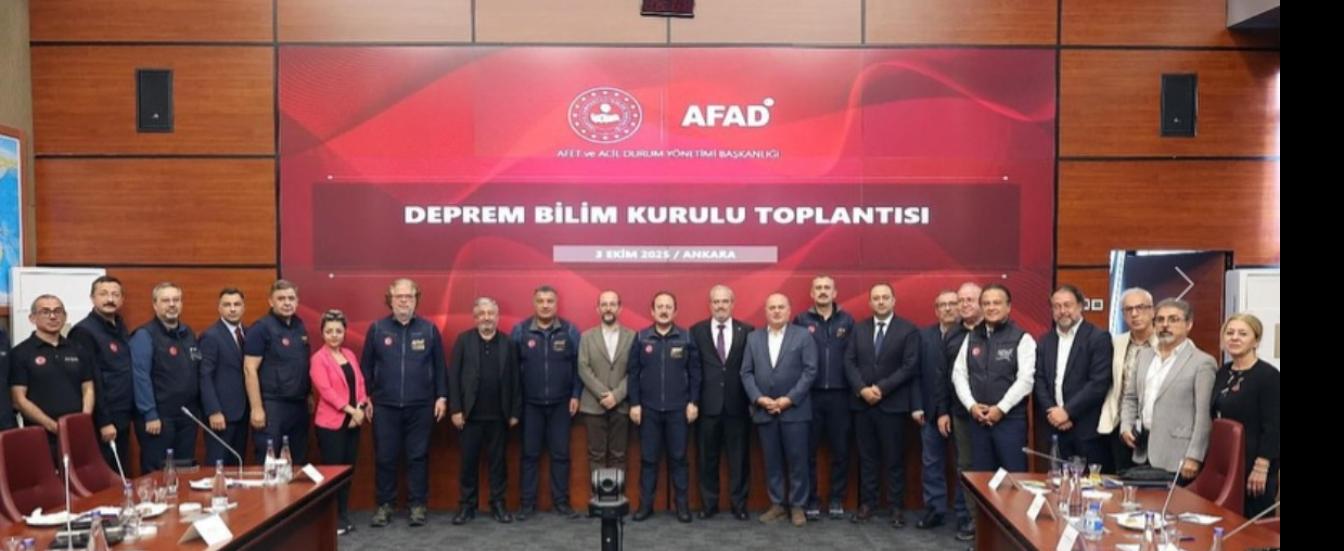 Merkez Müdürümüz AFAD Deprem Bilim Kurulu'na Seçildi