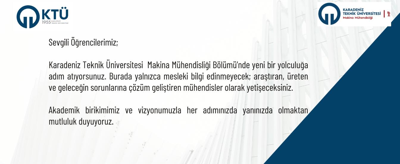 Yeni Öğrenciler için Yazı
