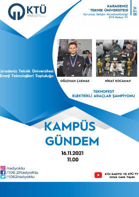 Kampüs Gündem - KTÜ Enerji Teknolojileri Topluluğu