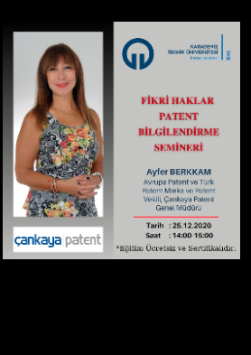 Fikri Haklar Patent Bilgilendirme Semineri