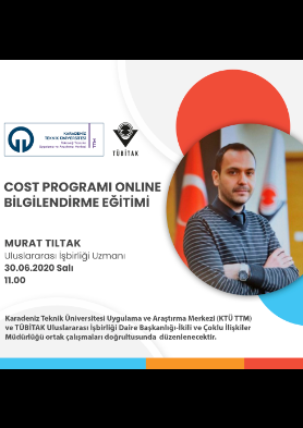 COST Programı Online Bilgilendirme Eğitimi