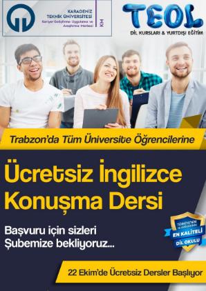 TEOL Ücretsiz İngilizce Konuşma Dersi 