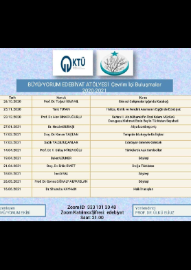 Büyü-yorum Edebiyat Atölyesi