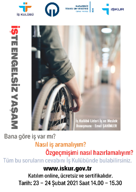 İşte Engelsiz Yaşam etkinliği başvuruları başladı