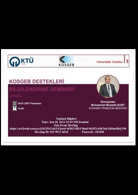 KOSGEB Bilgilendirme Semineri