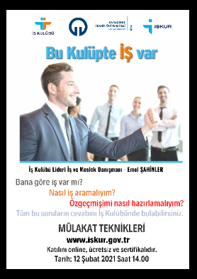 Bu Kulüpte İŞ var 