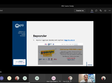 TÜBİTAK 1512  Girişimcilik Destek Programı'na (BİGG) Yönelik KTÜ TTM Tarafından Bilgilendirme Etkinliği Düzenlendi!