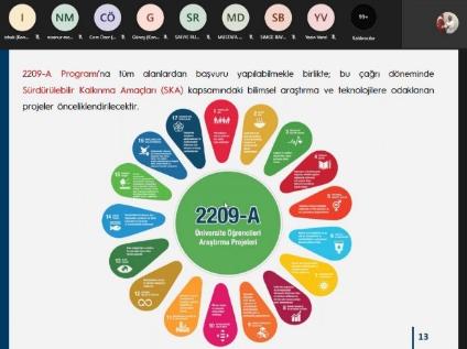 KTÜ Elektrik-Elektronik Mühendisliği Bölümü Öğrencilerine ''TÜBİTAK 2209 A/B Programları Çevrimiçi Bilgilendirme Etkinliği'' Düzenlendi