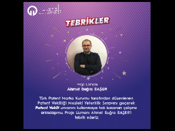 KTÜ TTM Proje Uzmanı "Patent Vekili" Olmaya Hak Kazandı