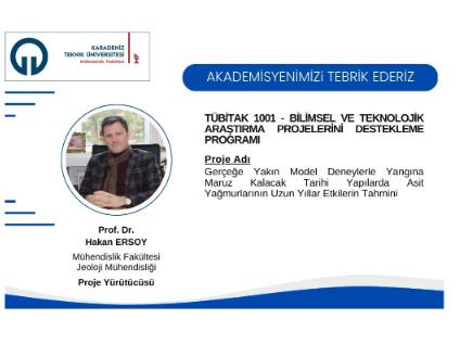 TÜBİTAK 1001 Proje Desteği