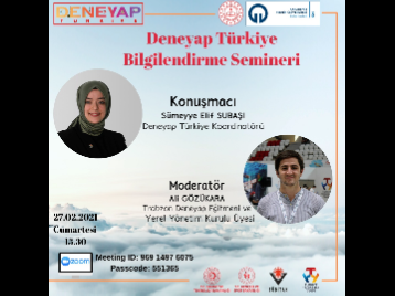 Deneyap Türkiye Bilgilendirme semineri gerçekleştirildi.