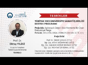 Üniversitemiz Araştırmacılarından Prof. Dr. Oktay YILDIZın Üniversite Sanayi İş Birliğine Katkısı