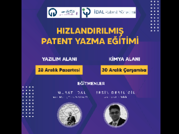 Hızlandırılmış Patent Yazma Eğitimi Düzenlenecektir!