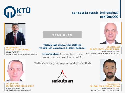 Üniversitemiz Araştırmacılarının Üniversite Sanayi İş Birliğine Katkısı