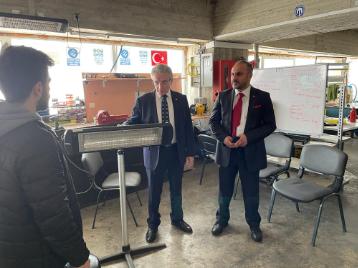 KTÜ Rektör Yardımcısından ve KTÜ TTM Müdüründen Öğrenci Topluluklarına Ziyaret