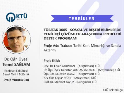 Akademisyenimize TÜBİTAK Proje Desteği