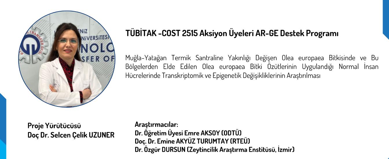 Tübitak 2515 Selcen Çelik UZUNER