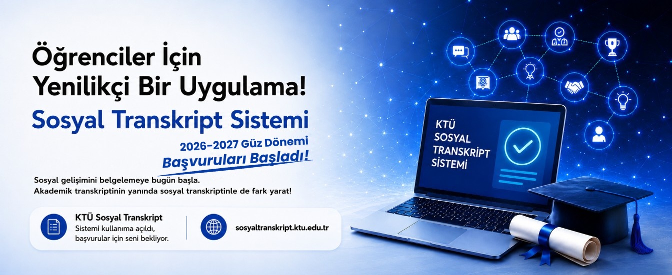 KTÜ Sosyal Transkript Sistemi