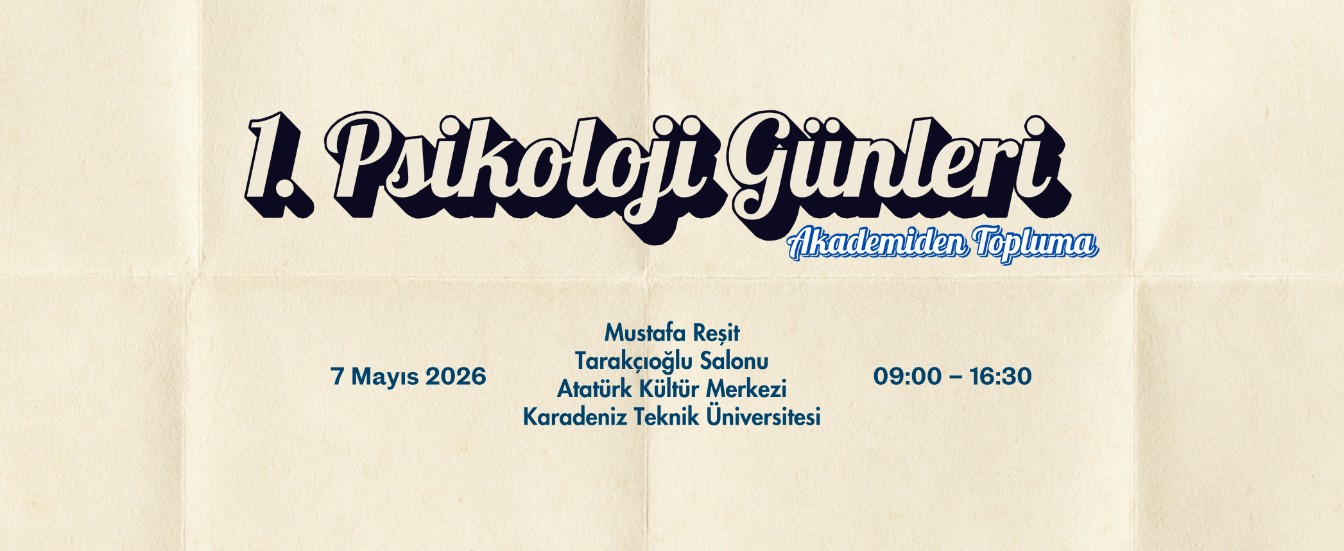 1. Psikoloji Günleri