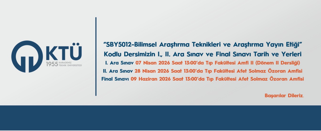 ?SBY5012-Bilimsel Araştırma Teknikleri ve Araştırma Yayın Etiği