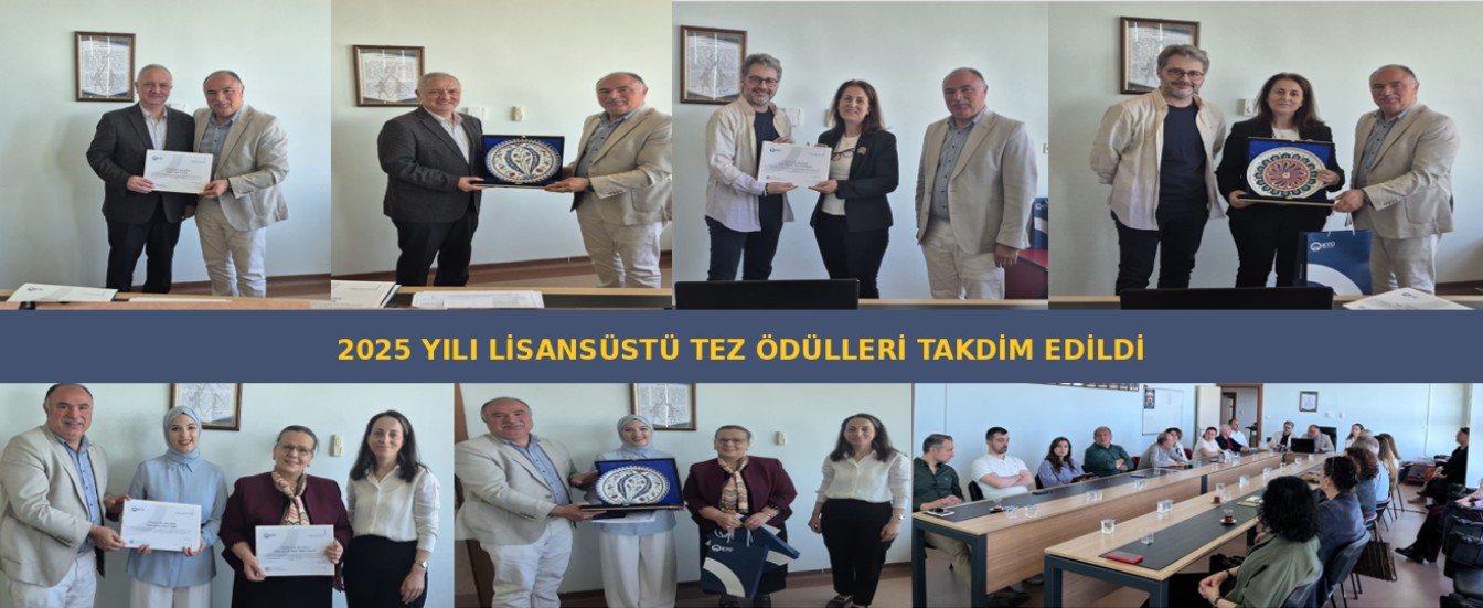 2025 TEZ ÖDÜLÜ TAKDİMİ