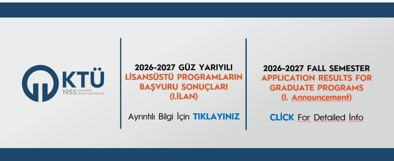 2027 lisansüstü programlara başvuru sonuçları 1. ilan