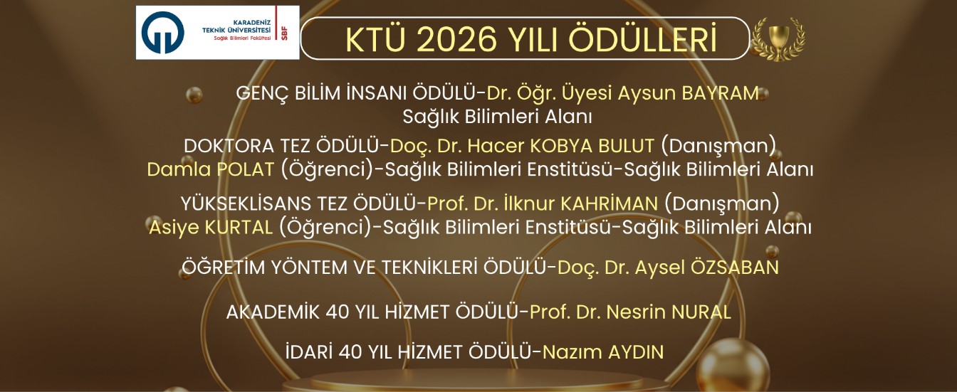 KTÜ 2026 Yılı Ödülleri