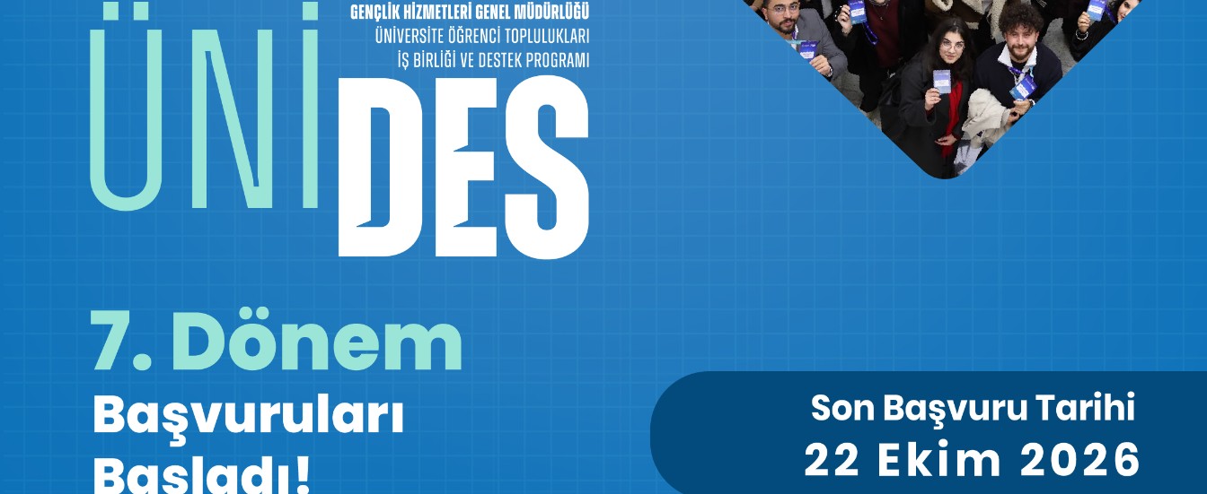 ÜNİDES 7. Dönem başvuruları başladı!